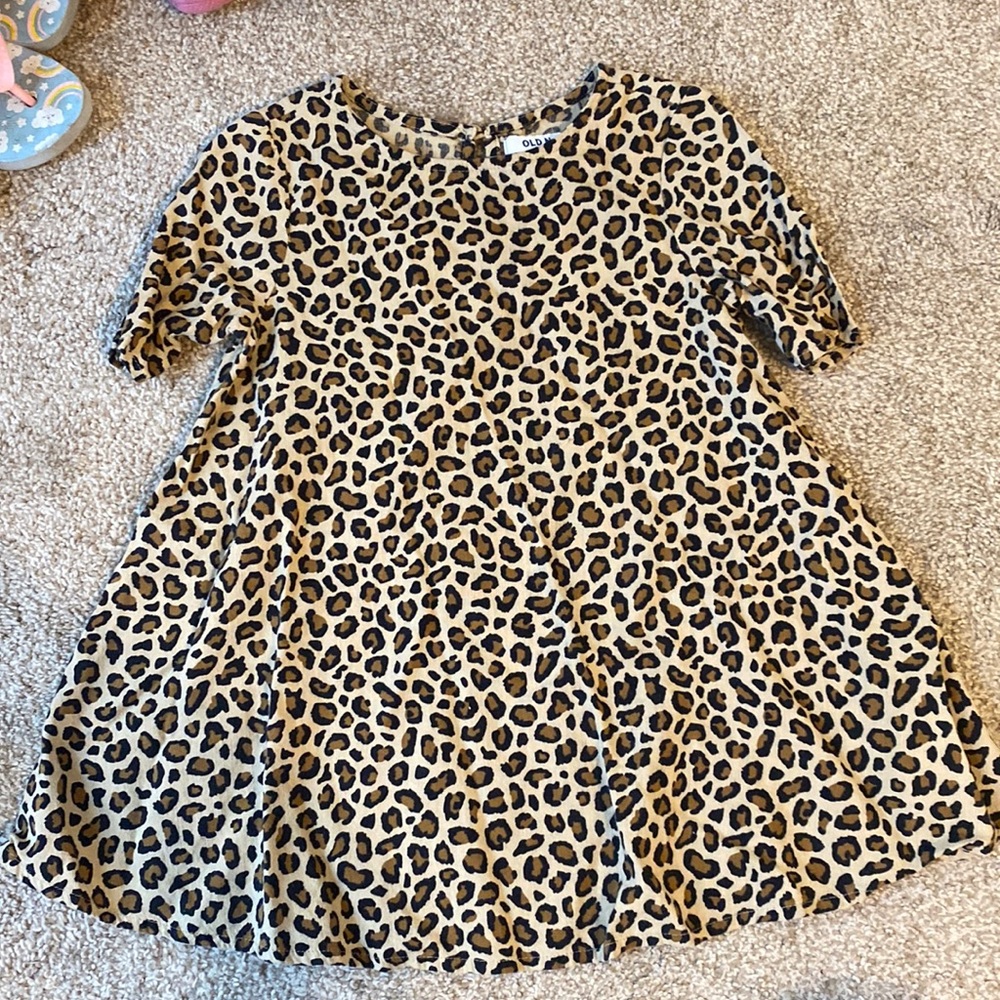 Girls leopard print dress